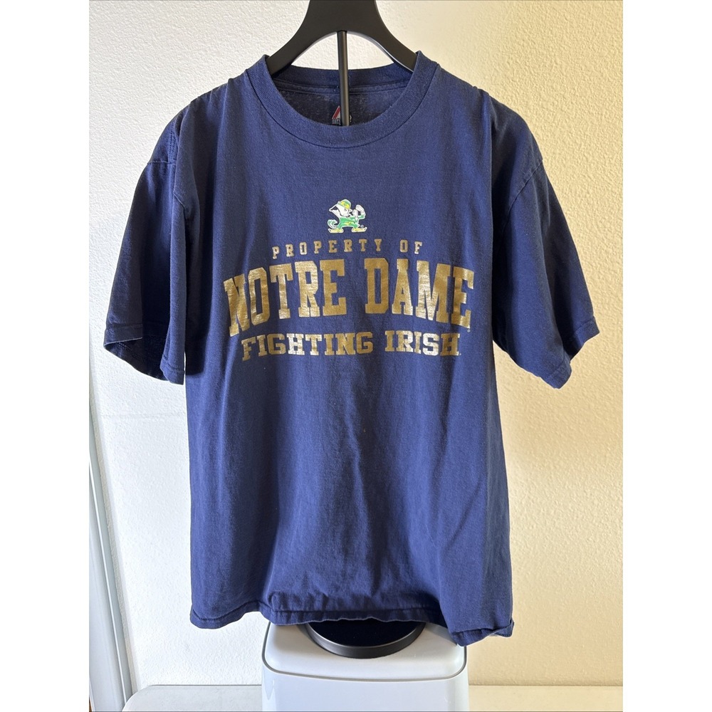 Vintage Notre Dame‎ College Fighting Irish T-Shirt Size Men's Size Large